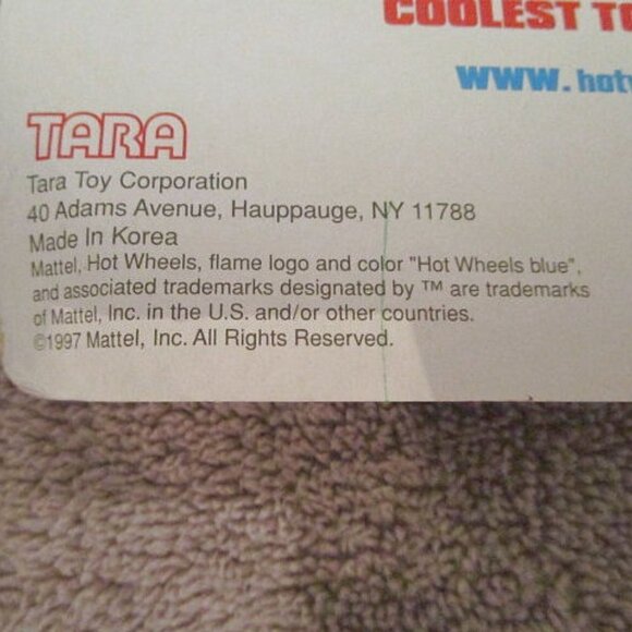 NOS Vintage HOT WHEELS 8 Count PENCILS Mattel FLAME Blue TARA Collectible 1997 - Picture 6 of 6